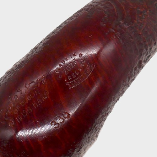 Peterson Irish Harp 338 Sandblast Silver Mounted Fishtail Pipe (PE3379)