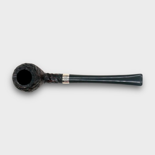 Peterson Junior Rusticated Acorn Nickel Mounted Fishtail Pipe (PE3381)