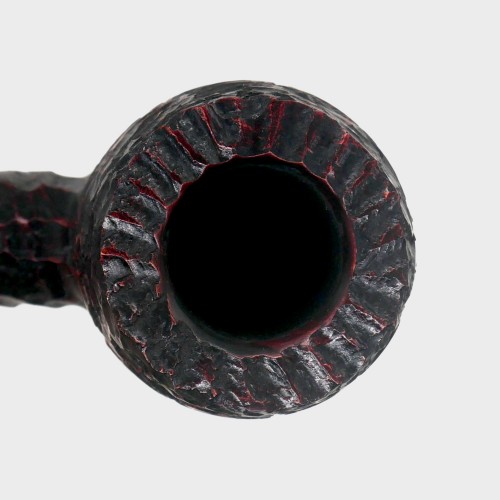 Peterson Pub Rustic Silver Mounted Straight P Lip Pipe (PE3396)