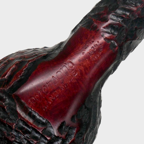 Peterson Pub Rustic Silver Mounted Straight P Lip Pipe (PE3396)