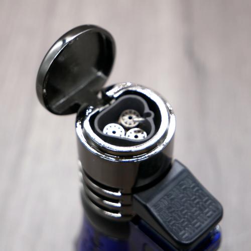 Palio Vesuvio Triple Torch Jet Flame Cigar Lighter - Lucky Dip