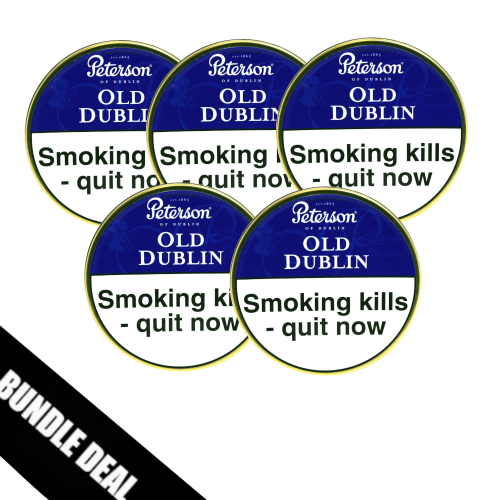 Bundle Deal - Peterson Old Dublin Pipe Tobacco - 5 x 50g (Tin)