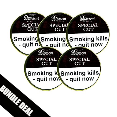 Bundle Deal - Peterson Special Cut Pipe Tobacco 5 x 50g Tin