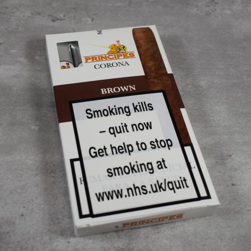 La Aurora Principes Corona Brown Cigar - Pack of 5