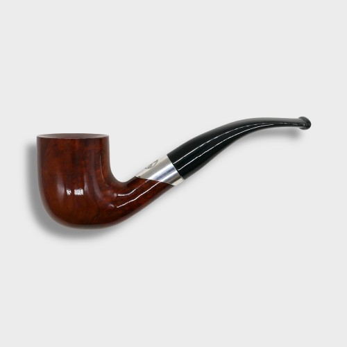 Rattrays Emblem Brown 159 Smooth Bent 9mm Filter Fishtail Pipe (RA1399)
