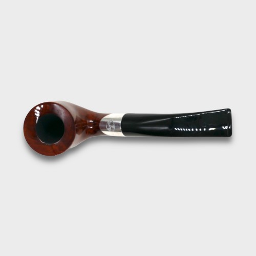 Rattrays Emblem Brown 159 Smooth Bent 9mm Filter Fishtail Pipe (RA1399)
