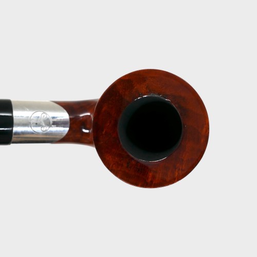 Rattrays Emblem Brown 159 Smooth Bent 9mm Filter Fishtail Pipe (RA1399)