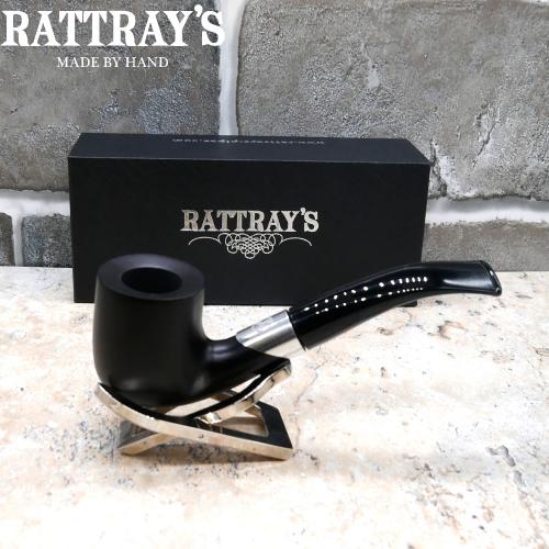 Rattrays Emblem Black 159 Smooth Bent 9mm Filter Fishtail Pipe (RA1443)