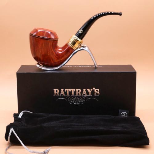 Rattrays Majesty 15 Terracotta 9mm Filter Fishtail Pipe (RA1493)