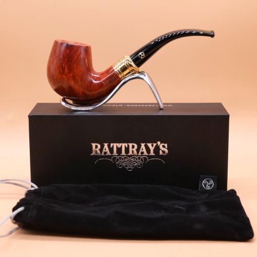 Rattrays Majesty 177 Terracotta 9mm Filter Fishtail Pipe (RA1494)