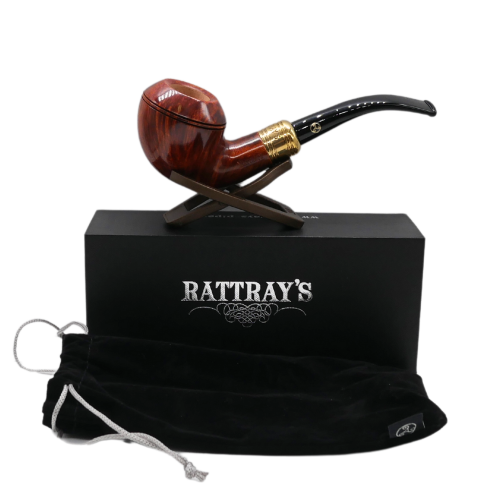 Rattrays Majesty 178 Terracotta 9mm Filter Fishtail Pipe (RA1517)