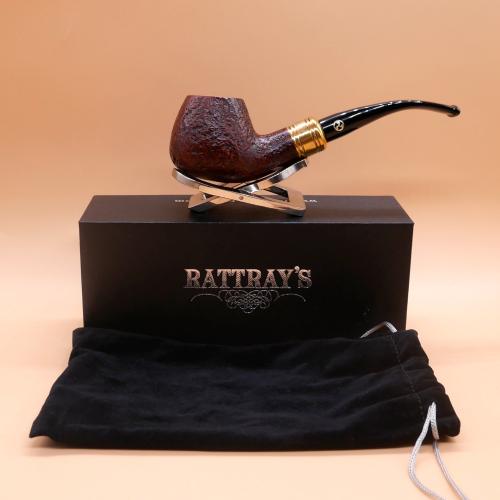 Rattrays Majesty 4 Sandblast 9mm Filter Fishtail Pipe (RA1529)
