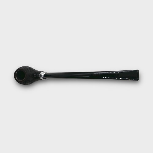 Rattrays The Bagpiper Sandblast Black 9mm Fishtail Pipe (RA1620)