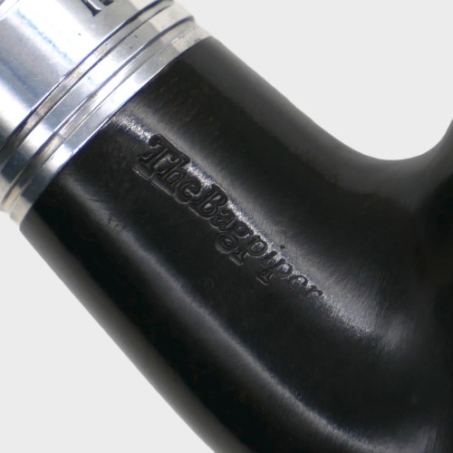 Rattrays The Bagpiper Grey Black 9mm Fishtail Pipe (RA1621)