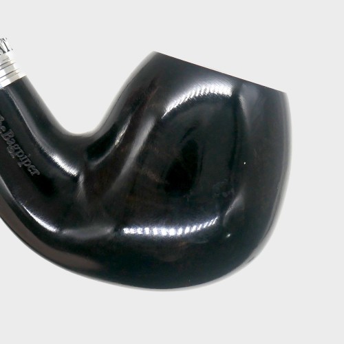 Rattrays The Bagpiper Grey Black 9mm Fishtail Pipe (RA1626)