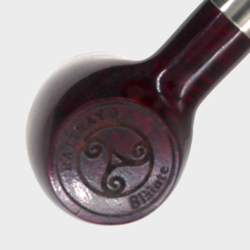 Rattrays Slainte Burgundy No Filter Fishtail Pipe (RA1628)