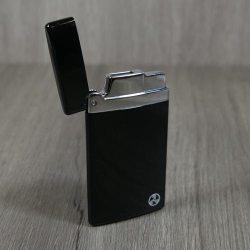 Rattrays Alfie Flat Jet Flame Lighter - Black (End of Line)