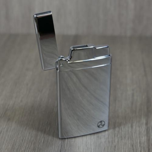 Rattrays Alfie Flat Jet Flame Lighter - Chrome (End of Line)