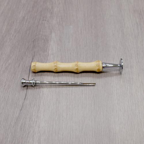 Rattrays Thin Caber Rings Pipe Tamper - Light Bamboo