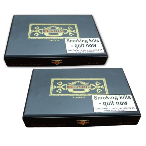 Regius Corona Cigar - 2 x Box of 25 (50 cigars) Bundle Deal