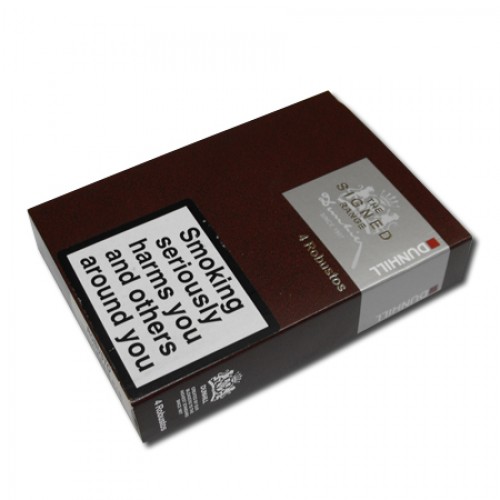 Dunhill Signed Range Robusto - 4s