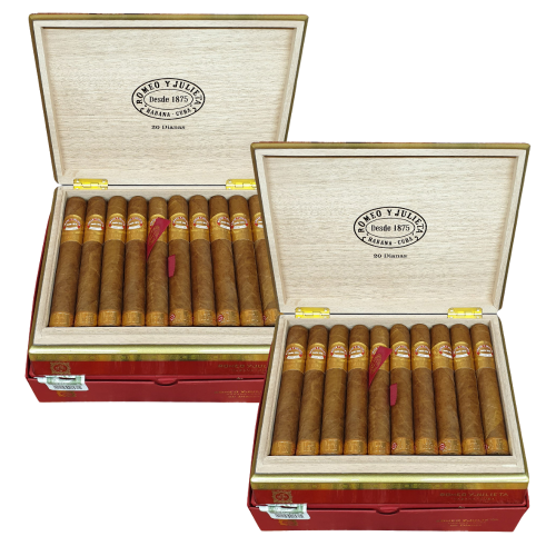 JANUARY SALE - Romeo y Julieta Linea de Oro Dianas Cigar - 2 x Box of 20 (40) Bundle Deal