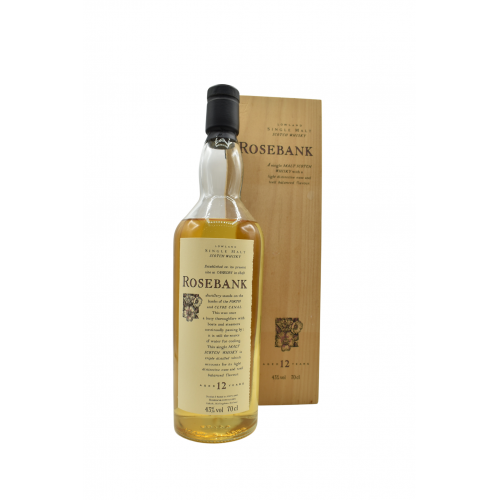 Rosebank 12 Years Old Flora & Fauna (Wooden Box) Low Fill - 43% 70cl