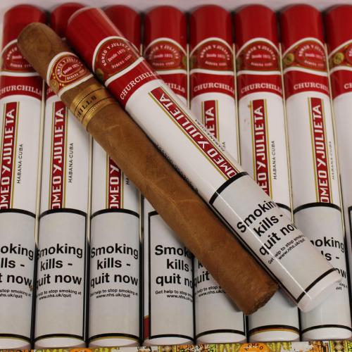 Romeo y Julieta Churchill Tubed Cigar - Box of 10