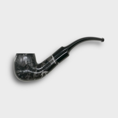 Sarome Pearwood Grey Moss Bent Metal Filter Fishtail Pipe (SAR011)