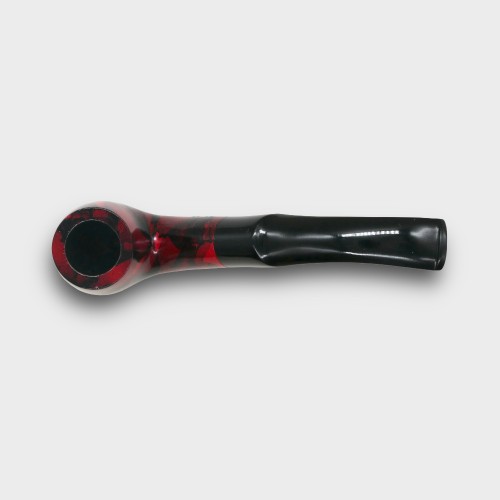Sarome Pearwood Red Moss Bent Metal Filter Fishtail Pipe (SAR016)
