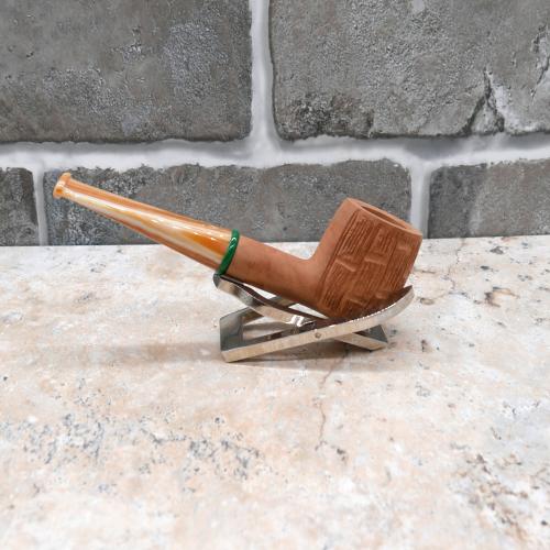 Savinelli Bamboo 106 Rustic 6mm Fishtail Pipe (SAV689) (End of Line)