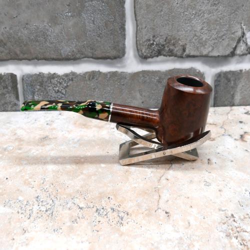 Savinelli Camouflage Smooth 310 Dark Brown 6mm Fishtail Pipe (SAV720) (End of Line)