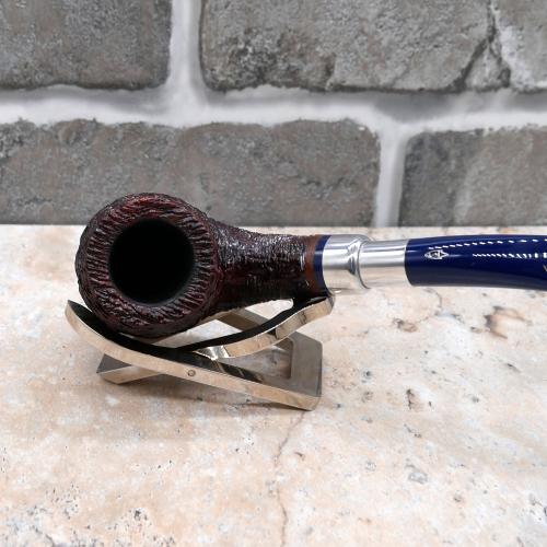Savinelli Eleganza Rustic 606 Bent Billiard 6mm Fishtail Pipe (SAV551) (End of Line)