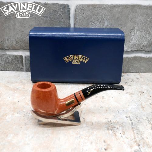 Savinelli 2021 Collection Natural 6mm Fishtail Pipe 25/65 (SAV677)