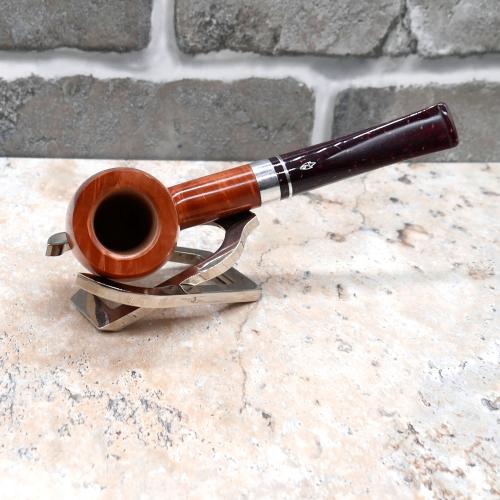 Savinelli Bacco 128 Smooth Natural 6mm Fishtail Pipe (SAV707) (End of Line)