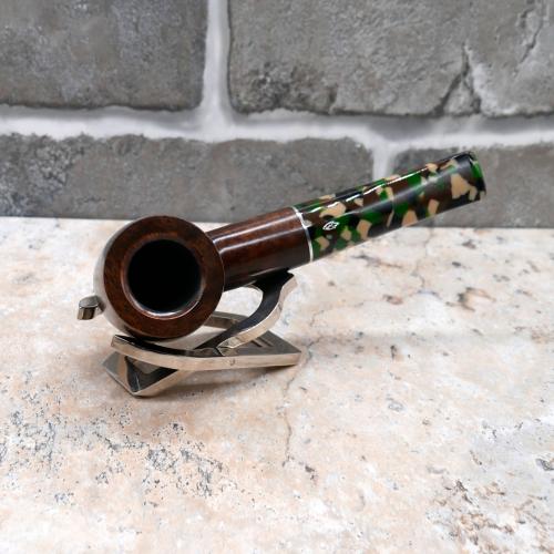 Savinelli Camouflage Smooth 101 Dark Brown 6mm Fishtail Pipe (SAV713) (End of Line)