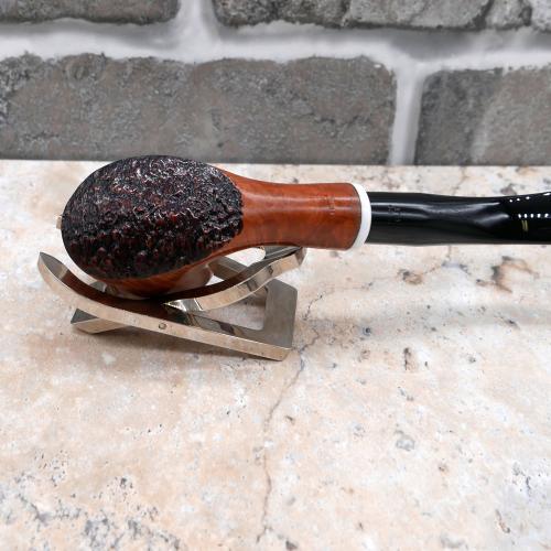 Savinelli Autograph Smooth & Sandblast 6mm Fishtail Pipe (SAV779)