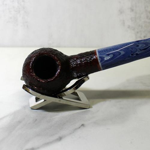 Savinelli Oceano Dark Rustic 320 Bent Fishtail 6mm Pipe (SAV1192)