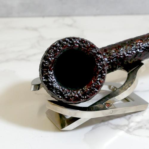Savinelli Avorio 111 Rustic Brown 6mm Filter Fishtail Pipe (SAV1317) (End of Line)