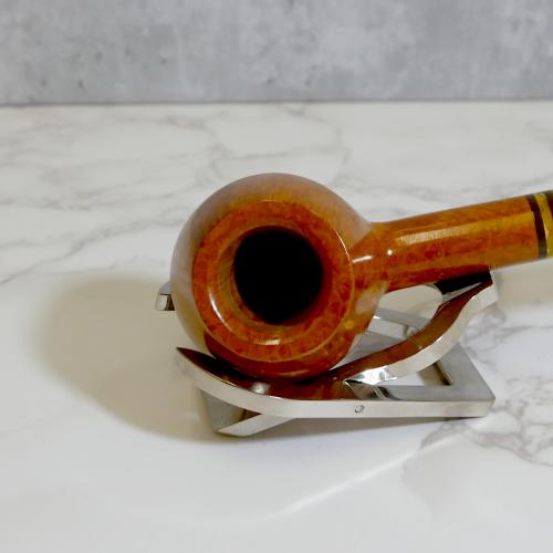 Savinelli Miele 344 Smooth Straight Honey 9mm Filter Fishtail Pipe (SAV1386)