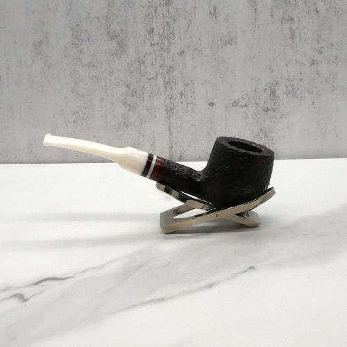 Savinelli Avorio 121 Rustic Brown 9mm Filter Fishtail Pipe (SAV1482) (End of Line)