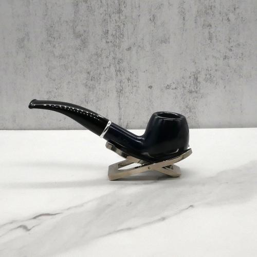 Savinelli Arcobaleno Blue 626 Smooth Bent 6mm Pipe (SAV1485)