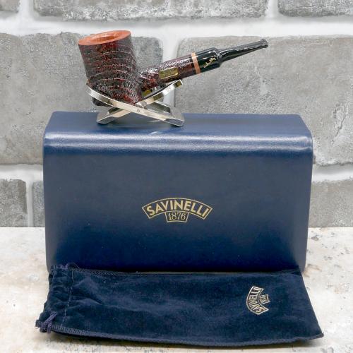 Savinelli 2024 Collection Sandblasted 6mm Fishtail Pipe (SAV1616)
