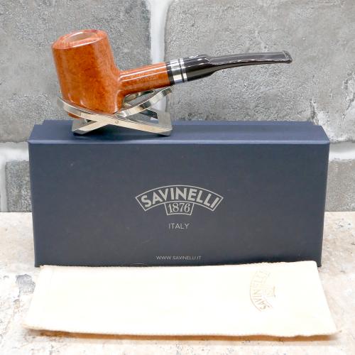 Savinelli Minerva 310 Smooth Natural 6mm Fishtail Pipe (SAV1630)