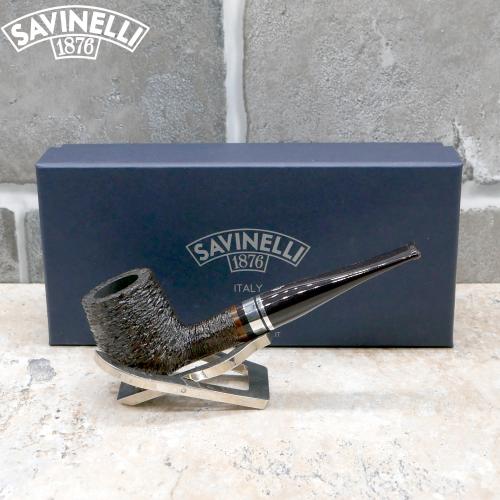 Savinelli Minerva 106 Rustic Brown 6mm Fishtail Pipe (SAV1634) (End of Line)