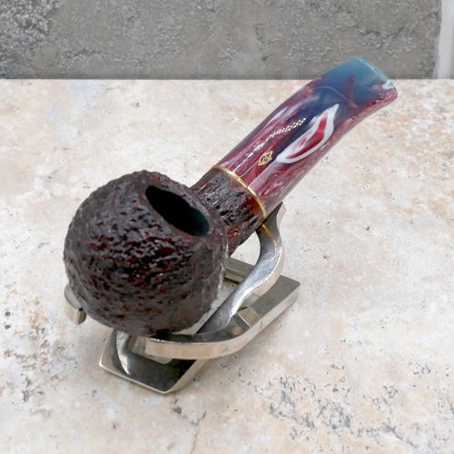 Savinelli Vigna 642 Rustic Bent 6mm Fishtail Pipe (SAV1635) (End of Line)