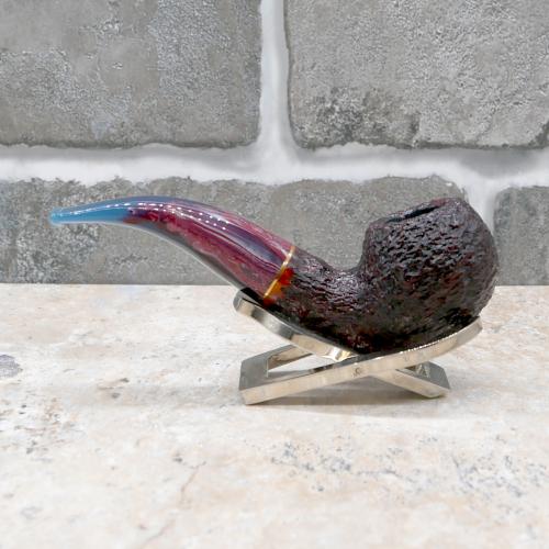 Savinelli Vigna 642 Rustic Bent 6mm Fishtail Pipe (SAV1635) (End of Line)