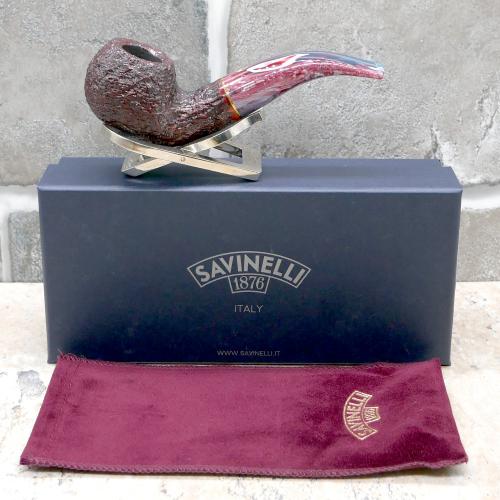 Savinelli Vigna 642 Rustic Bent 6mm Fishtail Pipe (SAV1635) (End of Line)