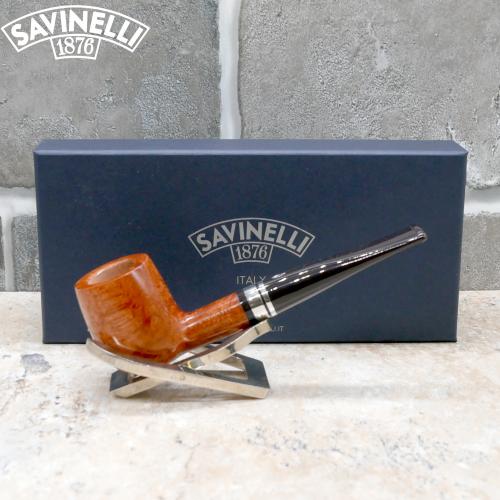 Savinelli Minerva 106 Smooth Natural 6mm Fishtail Pipe (SAV1638) (End of Line)