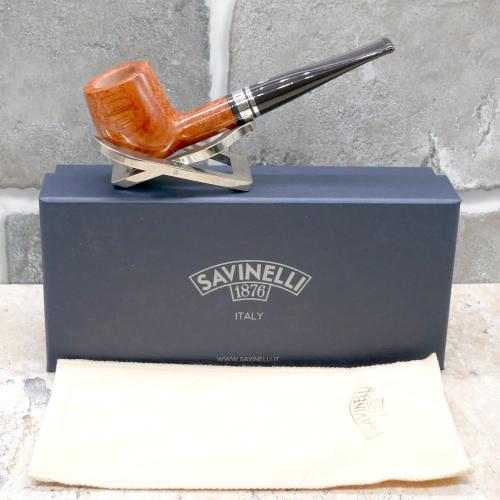 Savinelli Minerva 106 Smooth Natural 6mm Fishtail Pipe (SAV1638) (End of Line)